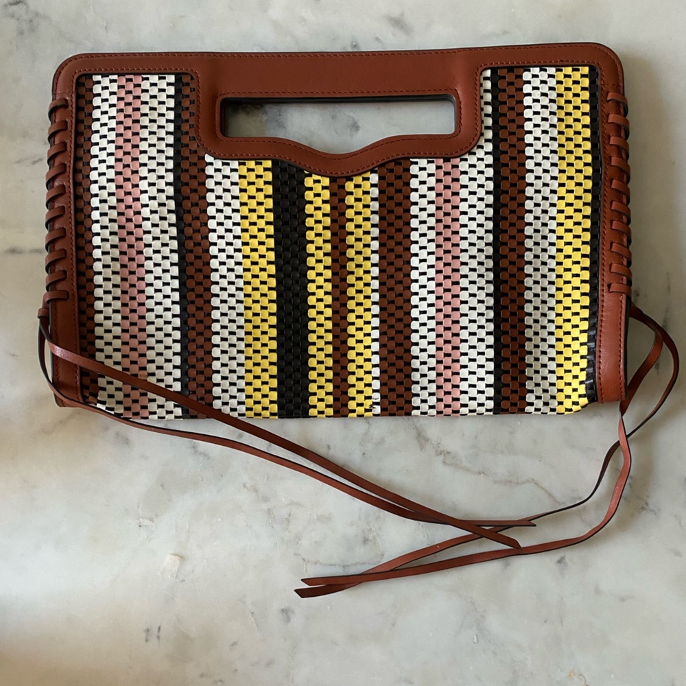 Rebecca Minkoff Multicolor Woven Women's Clutch